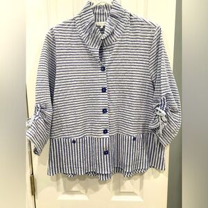 Habitat ruched sleeve jacket. never worn. medium